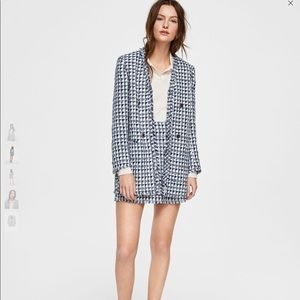 Mango Cambon Tweed Blazer and Skirt set
